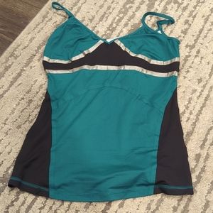 Adidas by Stella McCartney emerald green tank